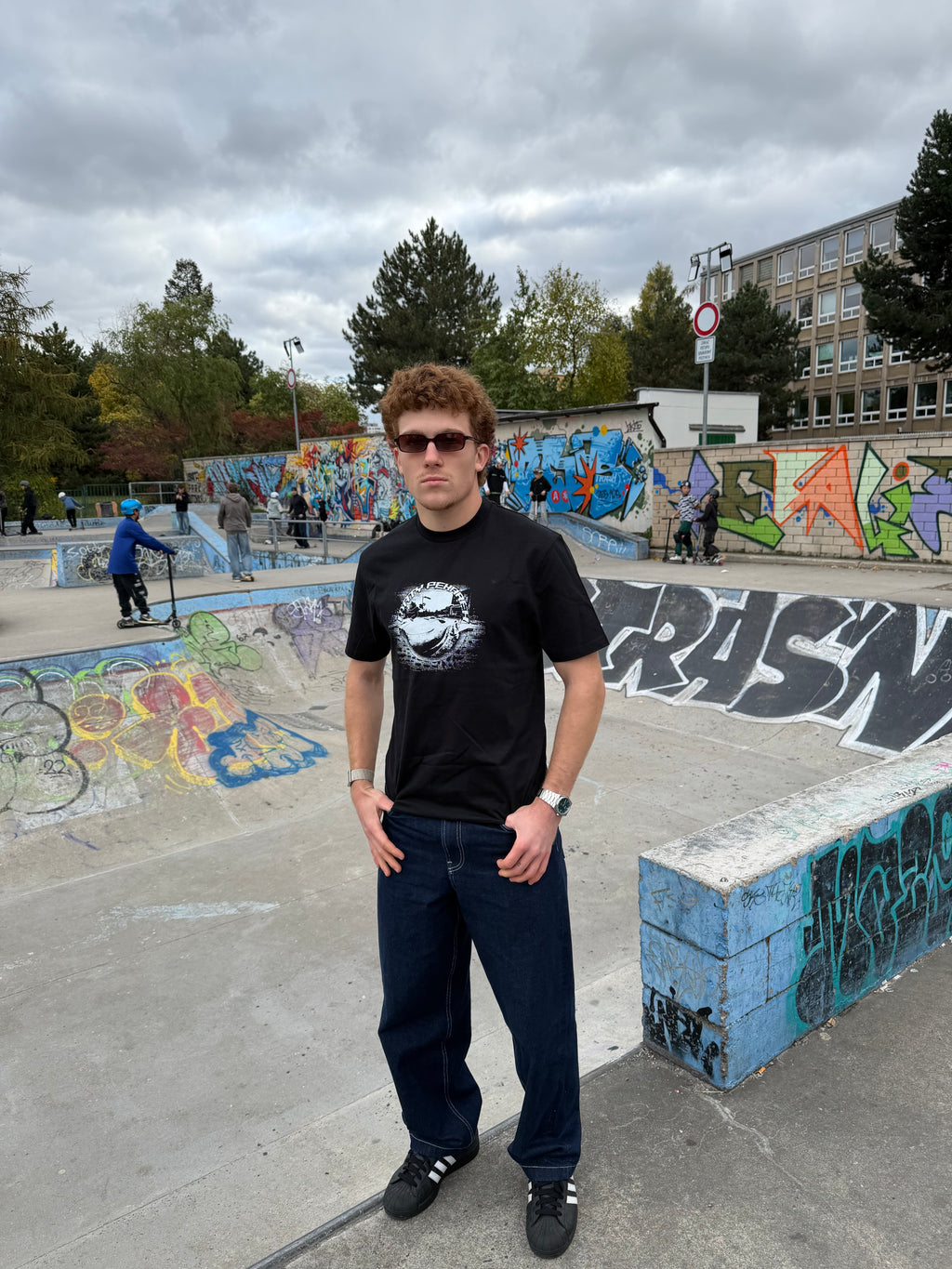 Local Park Tee Black